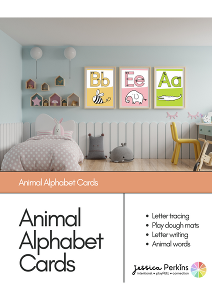 Animal Alphabet Cards - Printable Literacy