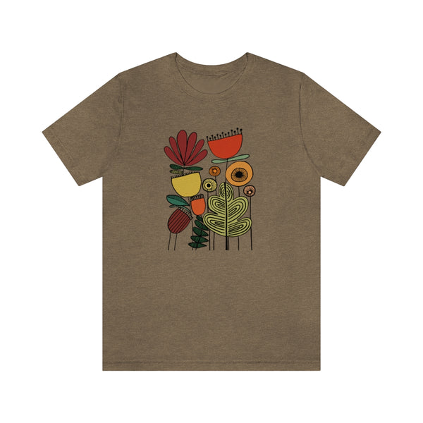 Vintage Botanical Flower T-shirt, Teacher flower shirt, Floral Flower tshirt, wildflower tee, nature shirt