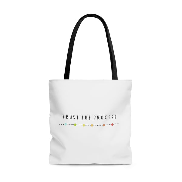 Trust the Process Original Artwork Reusable Graphic Tote Bag